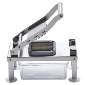 Vegetable Chopper Mandoline Slicer, All-in-1 Food Veggie Cutter with 8 Stainless Steel Blades, Cheese Grater Onion Potato Salad Dicer with Contai