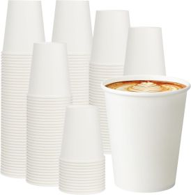 1000 Pack 8 oz Paper Cups, Disposable Coffee Cups, White Hot/Cold Beverage Drinking Cups for Water, Coffee, or Juice, Perfect for office, Party,