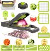 Nice Smart 15tlg. Gemüseschneider Gemüsehobel Zerkleinerer Zwiebel Manuell Dicer